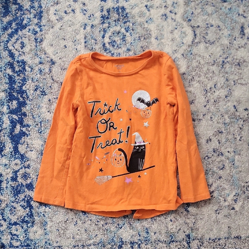 Carter's Orange Trick or Treat Long Sleeve Tee